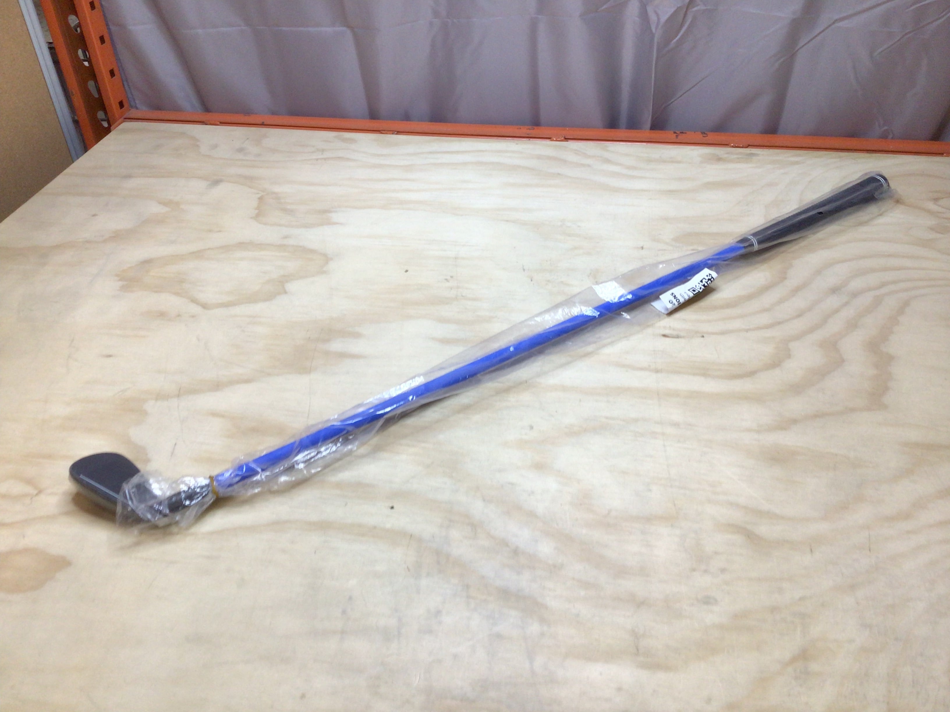 Lag Shot 7 Iron Golf Club Swing Trainer Stick for Right Handed Men, Black/Blue (8095824150766)